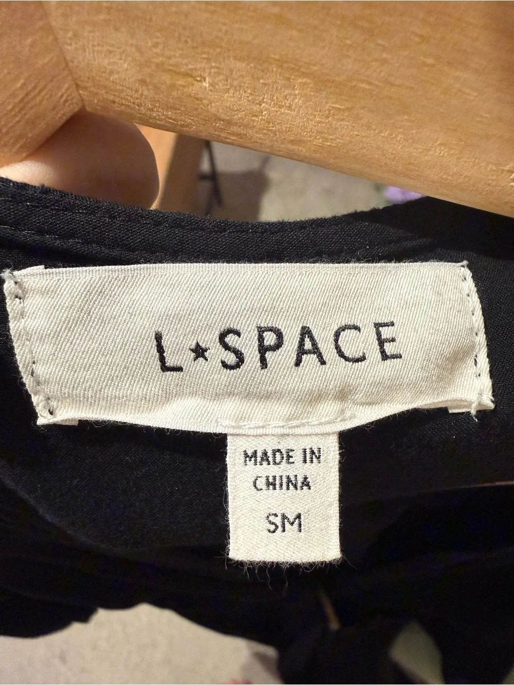 l*space Black Long Sleeve Cutout Maxi Dress with Ring Detail - Picture 3 of 4